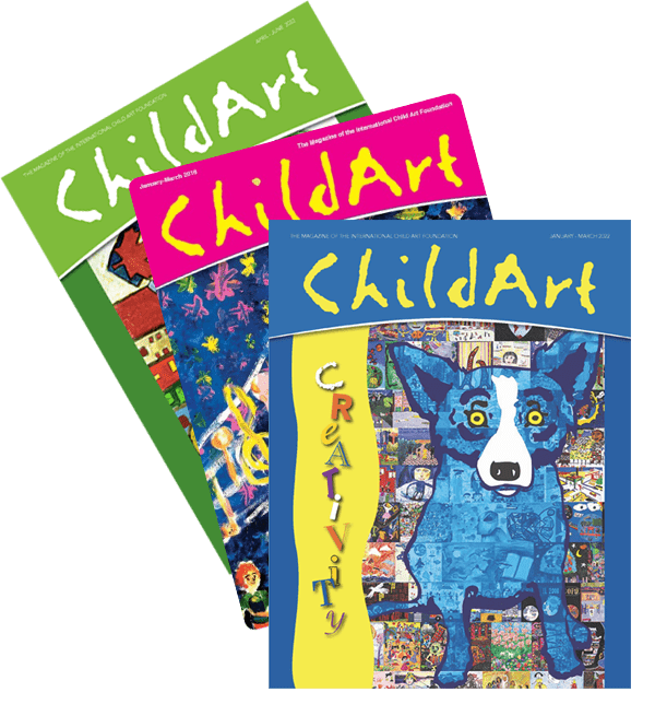 Child Art Magazine Covers from ICAF