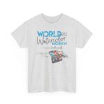 World Watercolor Month 2026 Unisex Heavy Cotton 31 Watercolors Tee - Image 7