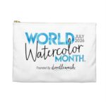 World Watercolor Month Logo Pouch 2026 - Image 14