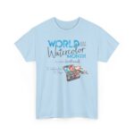 World Watercolor Month 2026 Unisex Heavy Cotton 31 Watercolors Tee - Image 15