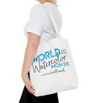 World Watercolor Month 2026 Logo Tote Bag - Image 32