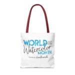 World Watercolor Month 2026 Logo Tote Bag - Image 18