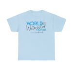 World Watercolor Month 2026 Unisex Heavy Cotton Logo Tee - Image 13