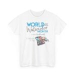 World Watercolor Month 2026 Unisex Heavy Cotton 31 Watercolors Tee