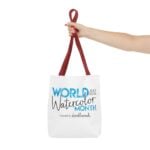 World Watercolor Month 2026 Logo Tote Bag - Image 16