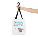 World Watercolor Month 2026 31 Watercolors Tote Bag - Image 4