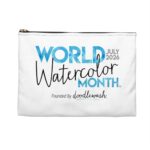 World Watercolor Month Logo Pouch 2026 - Image 10