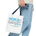 World Watercolor Month 2026 Logo Tote Bag - Image 51