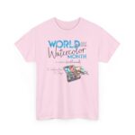 World Watercolor Month 2026 Unisex Heavy Cotton 31 Watercolors Tee - Image 19