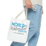 World Watercolor Month 2026 Logo Tote Bag - Image 39