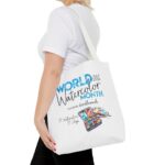 World Watercolor Month 2026 31 Watercolors Tote Bag - Image 32