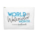 World Watercolor Month Logo Pouch 2026 - Image 6