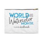 World Watercolor Month Logo Pouch 2026 - Image 9