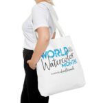 World Watercolor Month 2026 Logo Tote Bag - Image 36