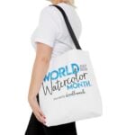 World Watercolor Month 2026 Logo Tote Bag - Image 8