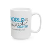 World Watercolor Month Logo Mug 2026 - Image 8
