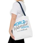 World Watercolor Month 2026 Logo Tote Bag - Image 56