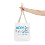World Watercolor Month 2026 Logo Tote Bag - Image 40