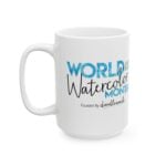 World Watercolor Month Logo Mug 2026 - Image 7