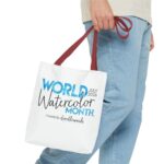 World Watercolor Month 2026 Logo Tote Bag - Image 15