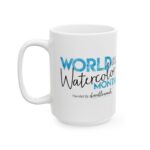 World Watercolor Month 31 Watercolors Mug 2026 - Image 7