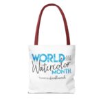 World Watercolor Month 2026 Logo Tote Bag - Image 14