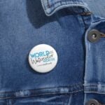 World Watercolor Month 2026 Button - Image 2