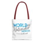 World Watercolor Month 2026 Logo Tote Bag - Image 13
